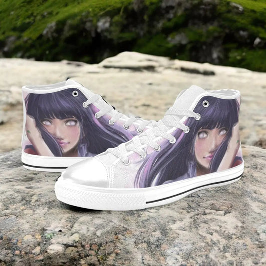 Boruto Naruto Hyuga Hinata Custom High Top Sneakers Shoes