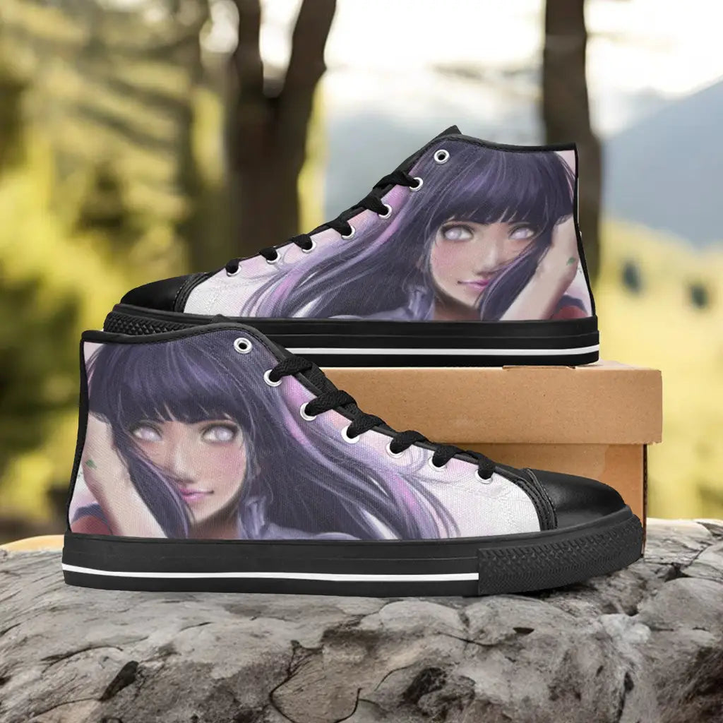 Boruto Naruto Hyuga Hinata Custom High Top Sneakers Shoes