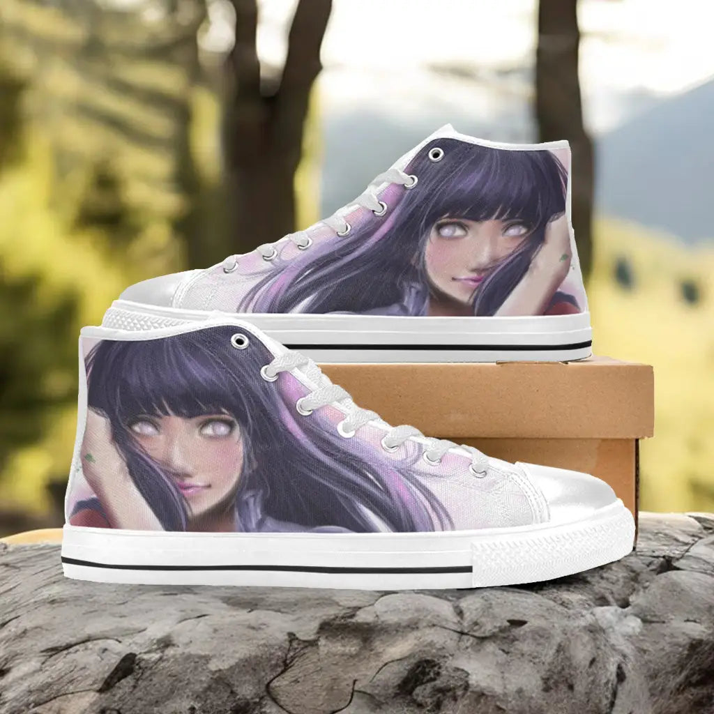 Boruto Naruto Hyuga Hinata Custom High Top Sneakers Shoes