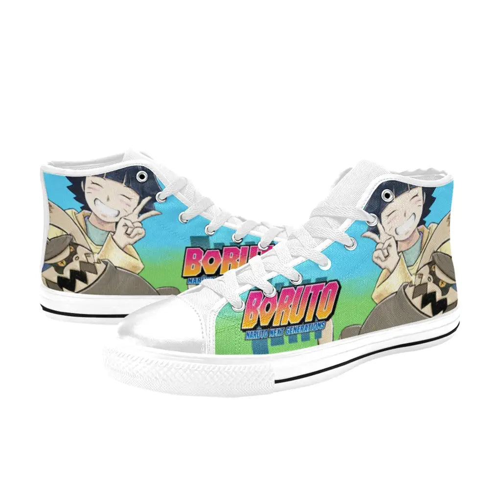 Boruto Naruto Next Generations Himawari Cute Shukaku Shoes High Top Sneakers