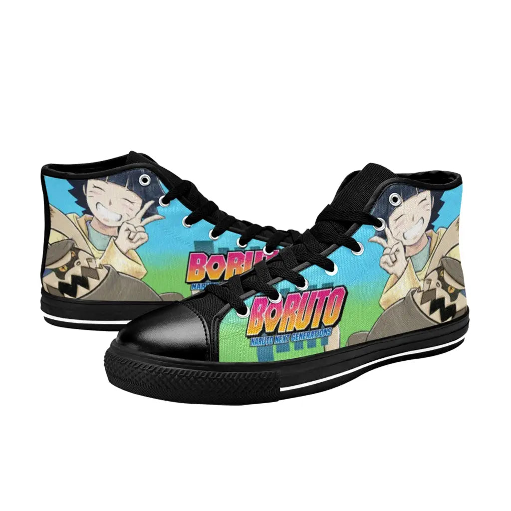 Boruto Naruto Next Generations Himawari Cute Shukaku Shoes High Top Sneakers