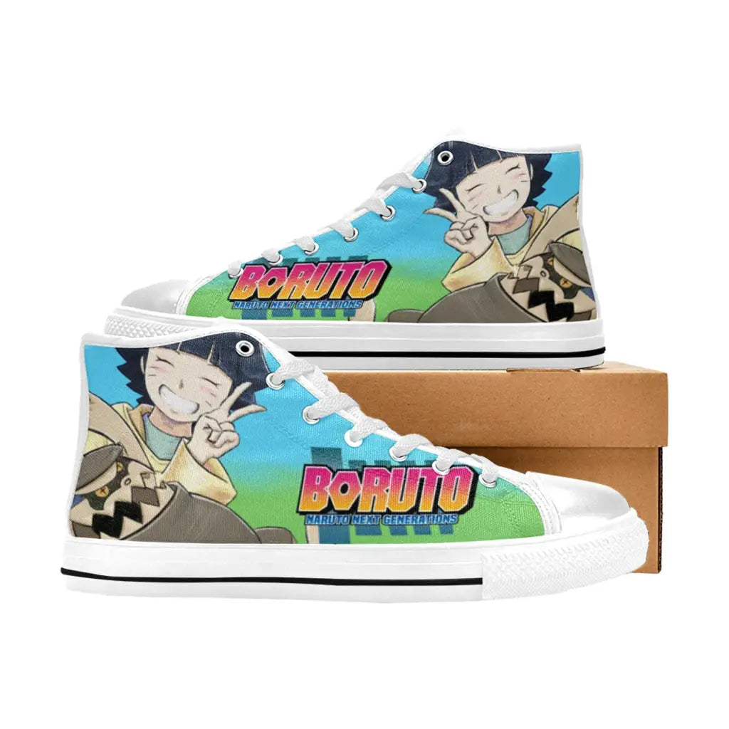 Boruto Naruto Next Generations Himawari Cute Shukaku Shoes High Top Sneakers