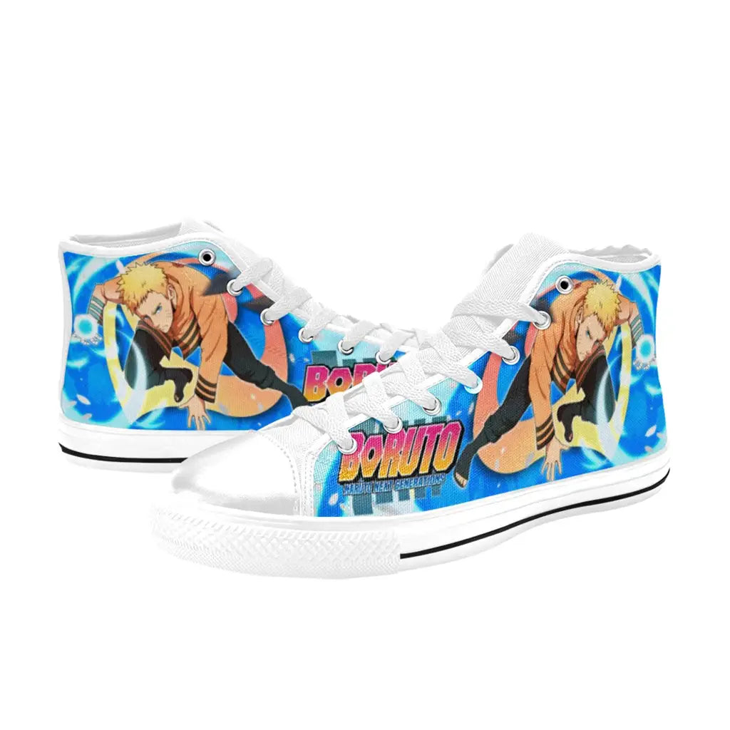 Boruto Naruto Next Generations Hokage Uzumaki Shoes High Top Sneakers