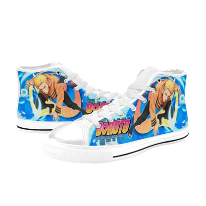 Boruto Naruto Next Generations Hokage Uzumaki Shoes High Top Sneakers