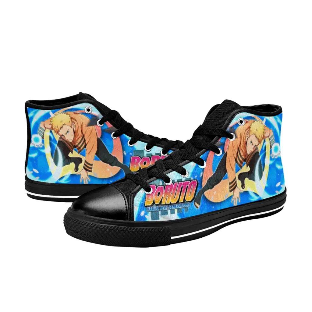 Boruto Naruto Next Generations Hokage Uzumaki Shoes High Top Sneakers