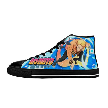 Boruto Naruto Next Generations Hokage Uzumaki Shoes High Top Sneakers