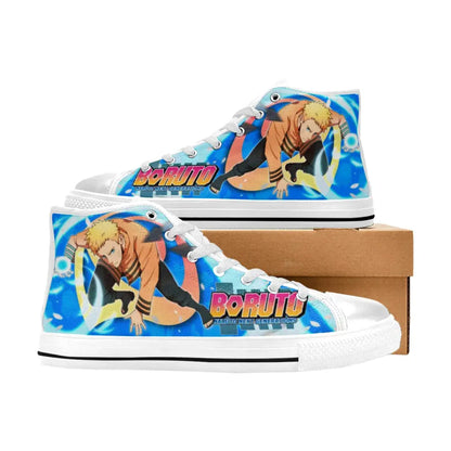 Boruto Naruto Next Generations Hokage Uzumaki Shoes High Top Sneakers