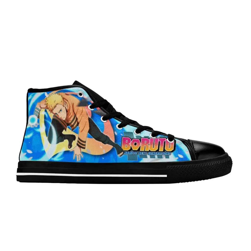 Boruto Naruto Next Generations Hokage Uzumaki Shoes High Top Sneakers