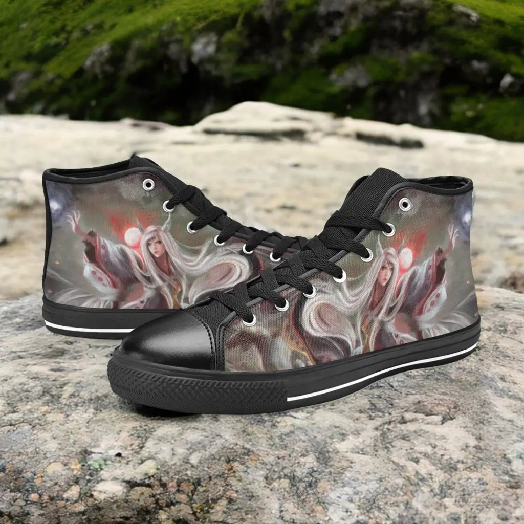 Boruto Naruto Otsutsuki Kaguya Custom High Top Sneakers Shoes