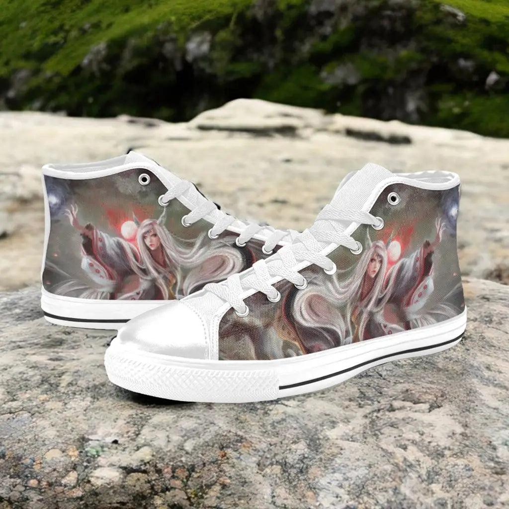 Boruto Naruto Otsutsuki Kaguya Custom High Top Sneakers Shoes