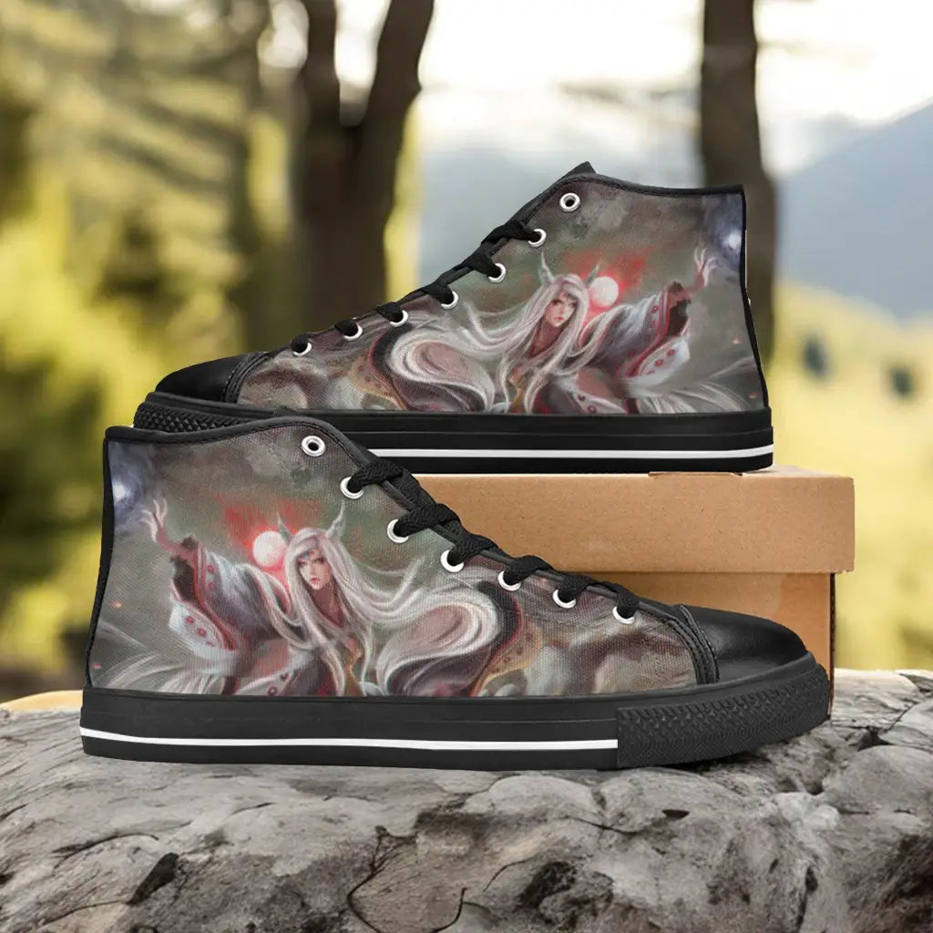 Boruto Naruto Otsutsuki Kaguya Custom High Top Sneakers Shoes