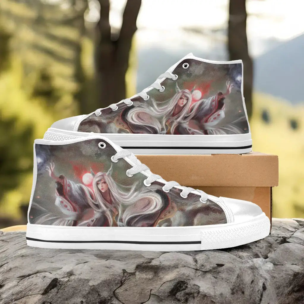 Boruto Naruto Otsutsuki Kaguya Custom High Top Sneakers Shoes