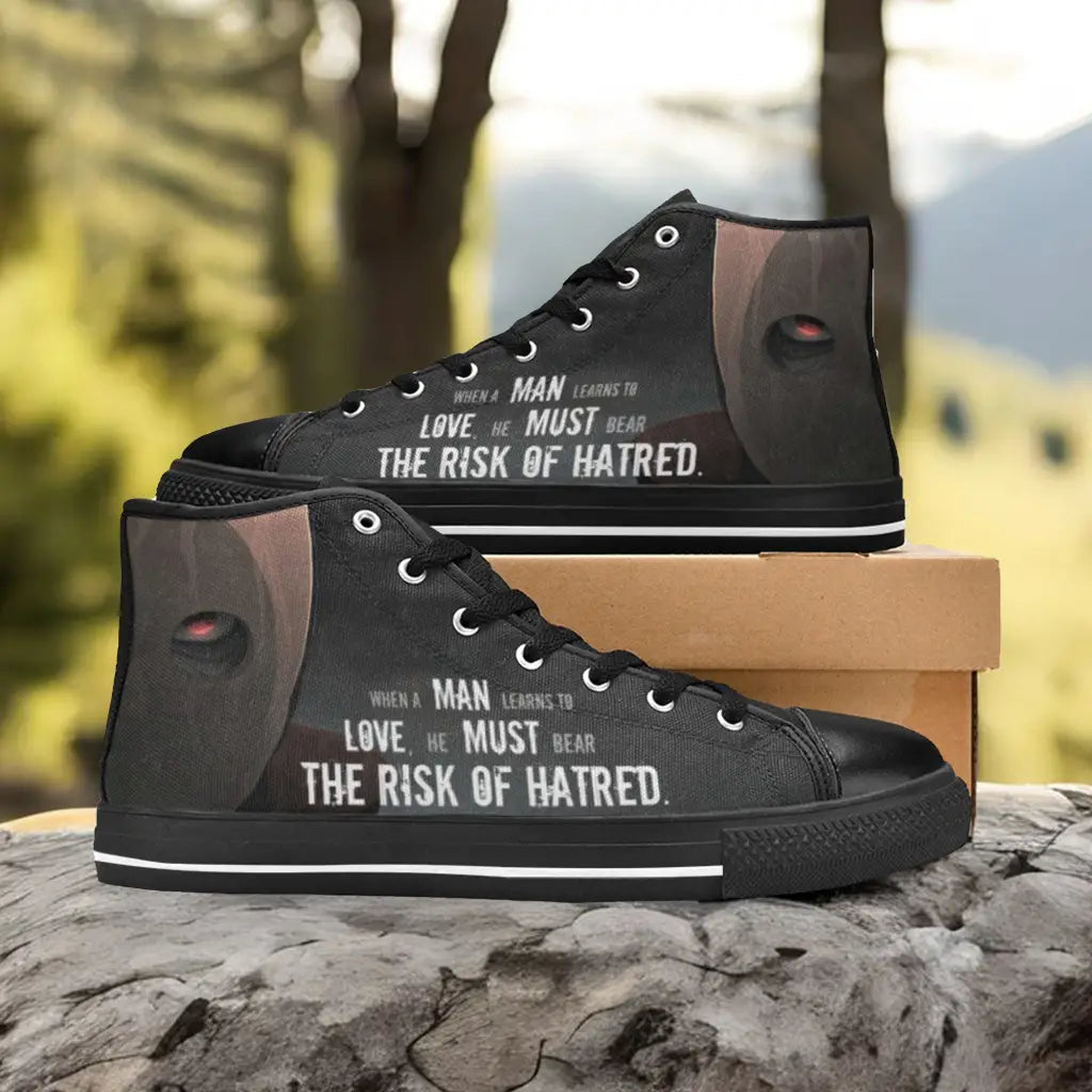 Boruto Naruto Uchiha Obito Custom High Top Sneakers Shoes