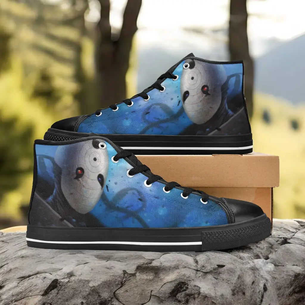 Boruto Naruto Uchiha Obito Custom High Top Sneakers Shoes