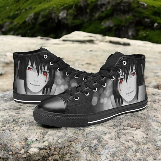 Boruto Naruto Uchiha Sasuke Custom High Top Sneakers Shoes