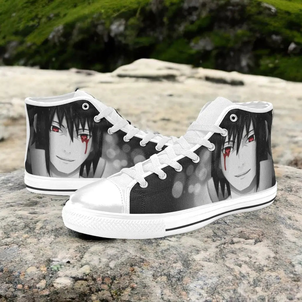 Boruto Naruto Uchiha Sasuke Custom High Top Sneakers Shoes