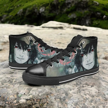 Boruto Naruto Uchiha Sasuke Custom High Top Sneakers Shoes