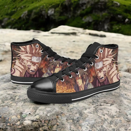 Boruto Naruto Uchiha Sasuke Custom High Top Sneakers Shoes