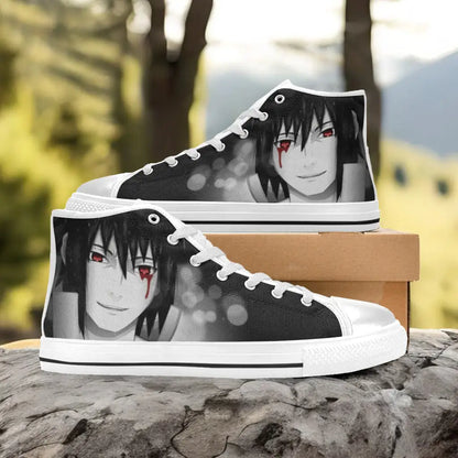 Boruto Naruto Uchiha Sasuke Custom High Top Sneakers Shoes