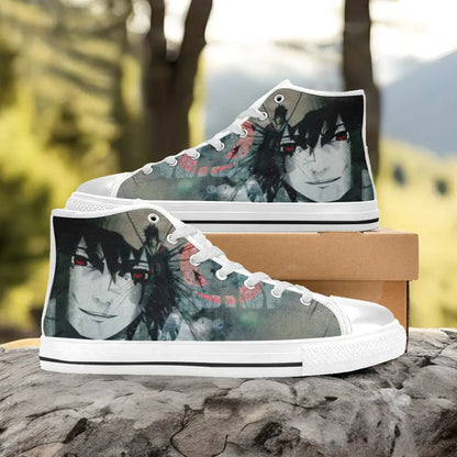 Boruto Naruto Uchiha Sasuke Custom High Top Sneakers Shoes