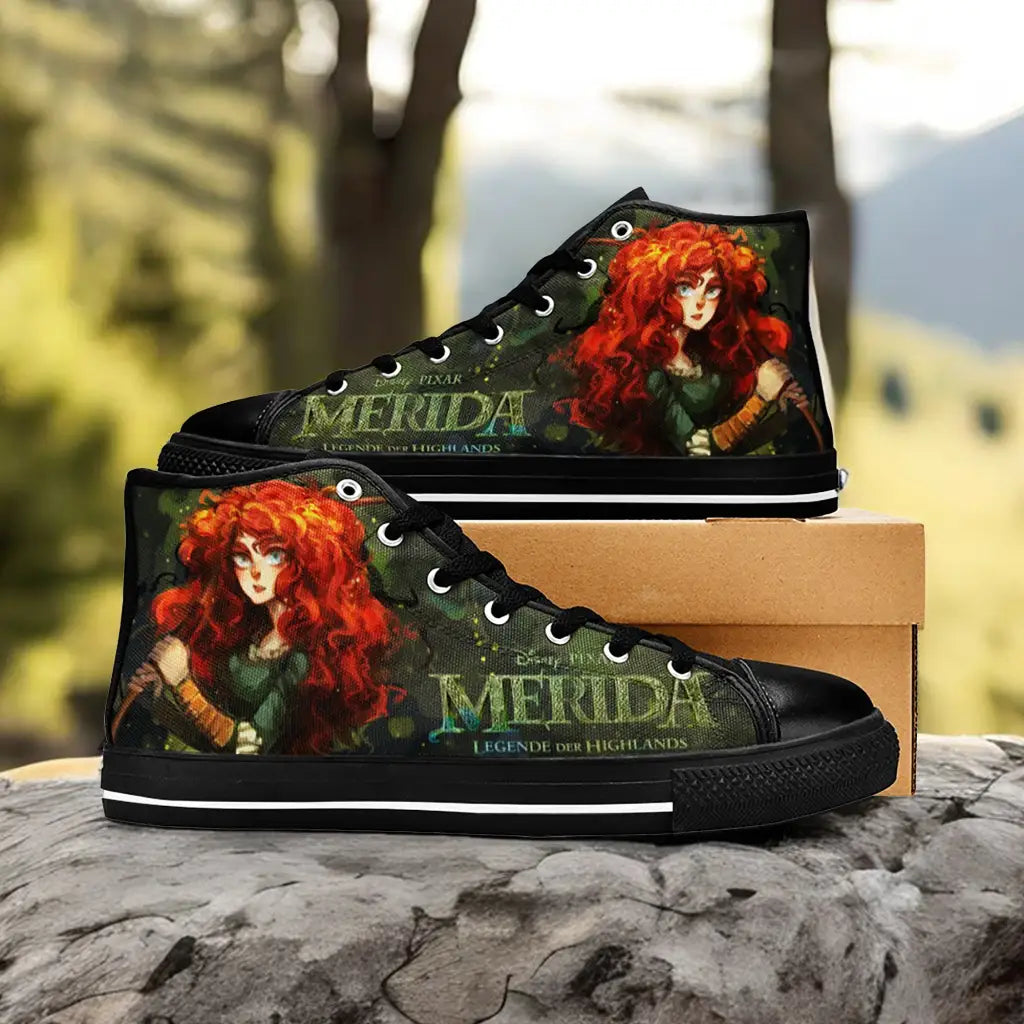 Brave Princess Merida Custom High Top Sneakers Shoes