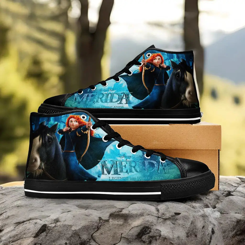 Brave Princess Merida Custom High Top Sneakers Shoes