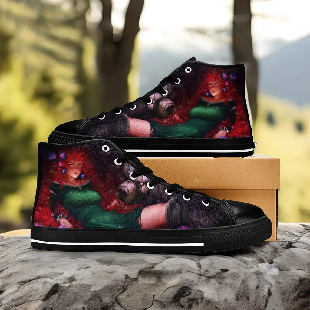 Brave Princess Merida Custom High Top Sneakers Shoes