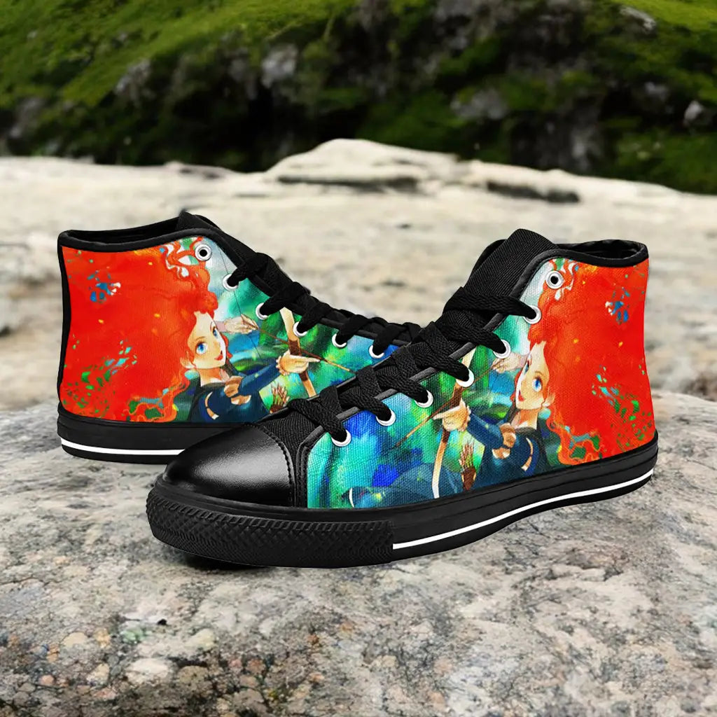 Brave Princess Merida Custom High Top Sneakers Shoes