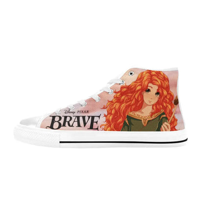 Brave Princess Merida Custom High Top Sneakers Shoes