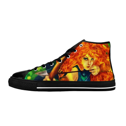 Brave Princess Merida Custom High Top Sneakers Shoes