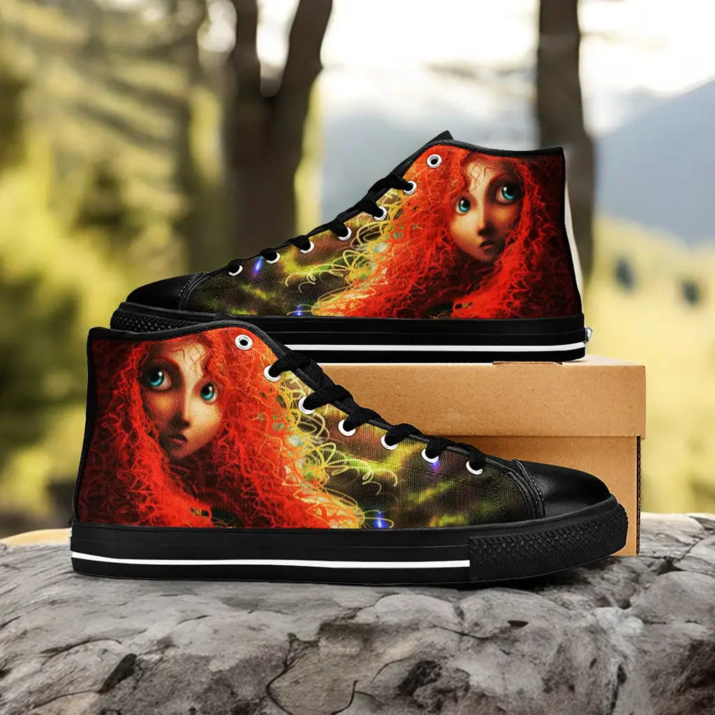 Brave Princess Merida Custom High Top Sneakers Shoes