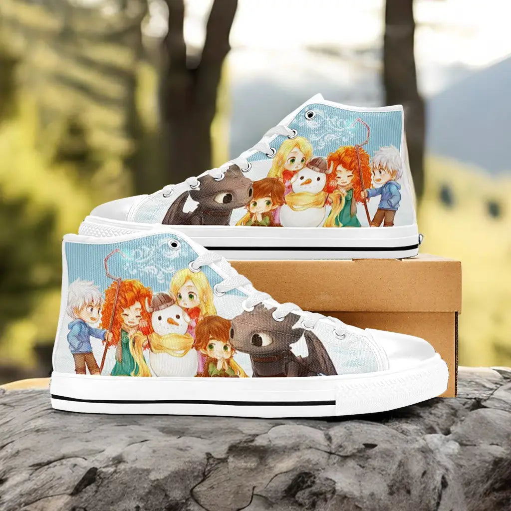 Brave Princess Merida Custom High Top Sneakers Shoes