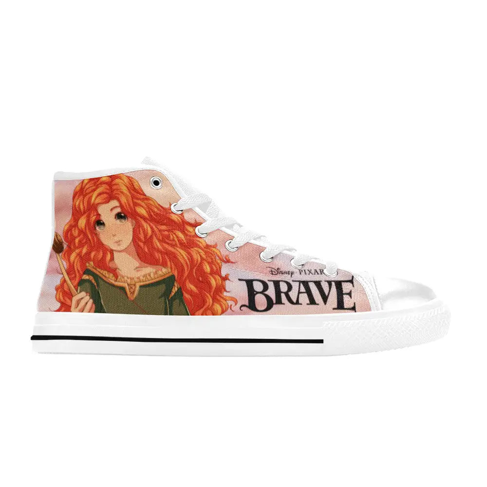 Brave Princess Merida Custom High Top Sneakers Shoes