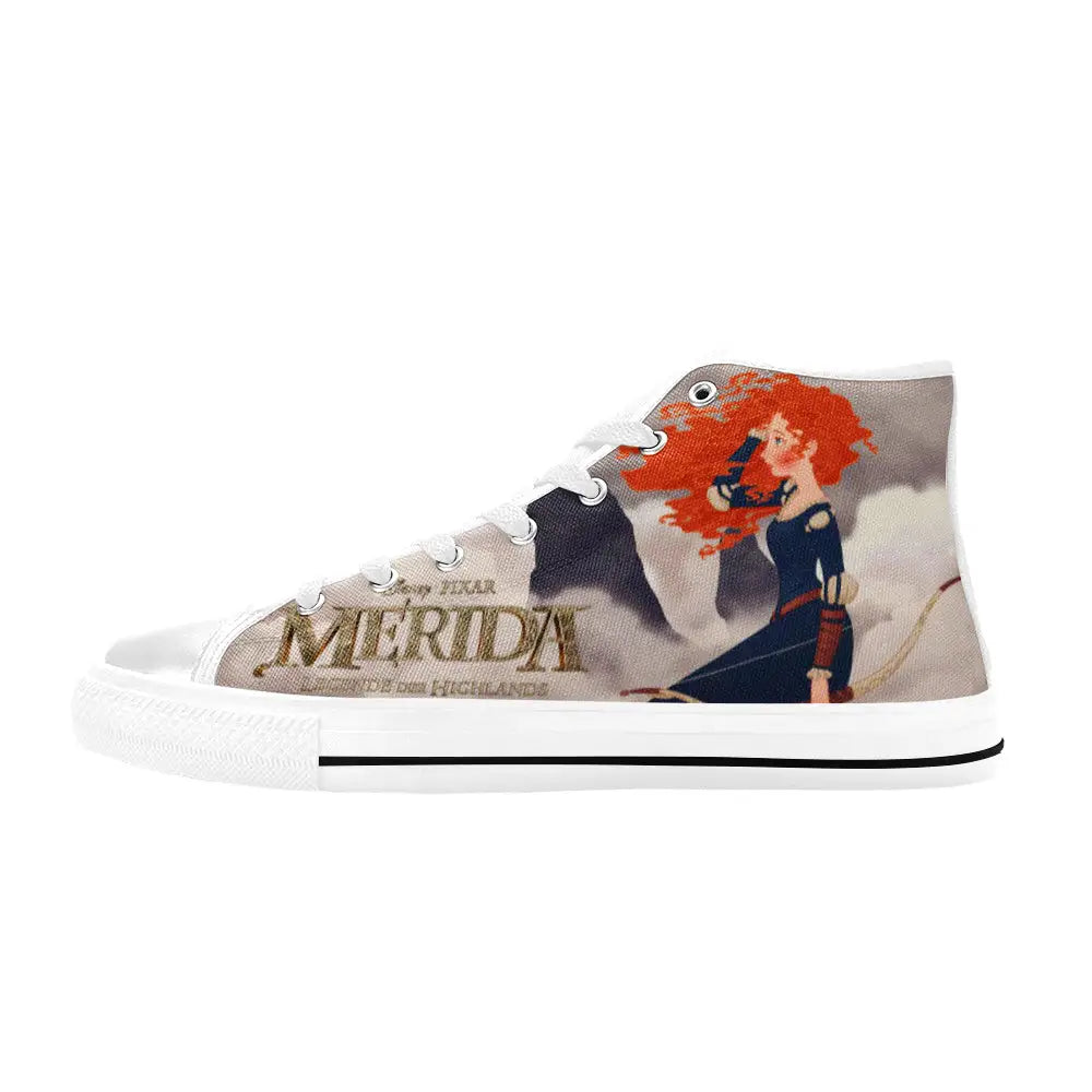 Brave Princess Merida Custom High Top Sneakers Shoes