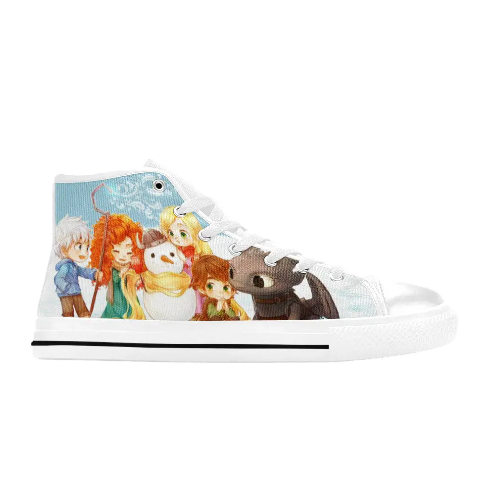 Brave Princess Merida Custom High Top Sneakers Shoes