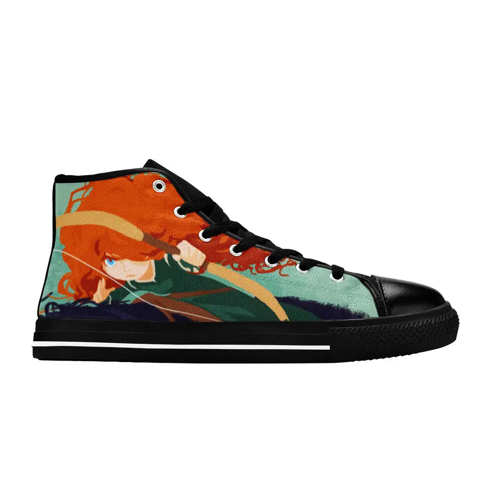 Brave Princess Merida Custom High Top Sneakers Shoes