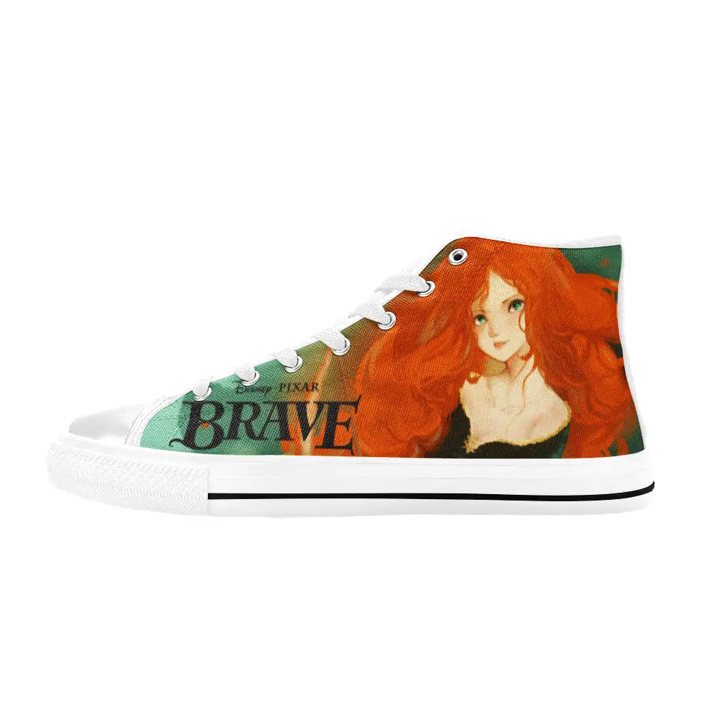 Brave Princess Merida Custom High Top Sneakers Shoes