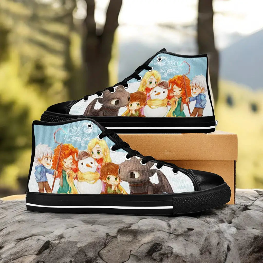 Brave Princess Merida Custom High Top Sneakers Shoes