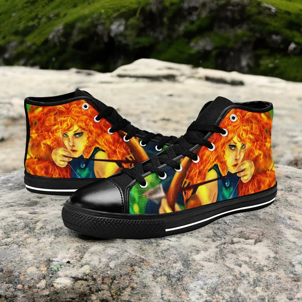 Brave Princess Merida Custom High Top Sneakers Shoes