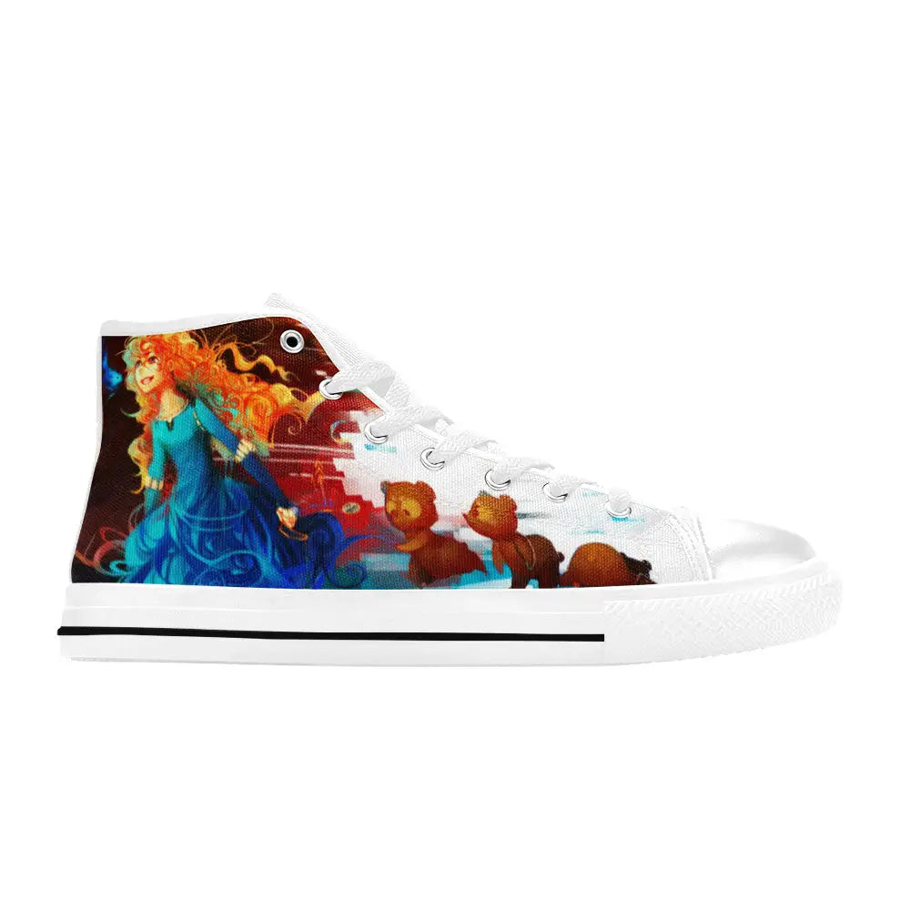 Brave Princess Merida Custom High Top Sneakers Shoes