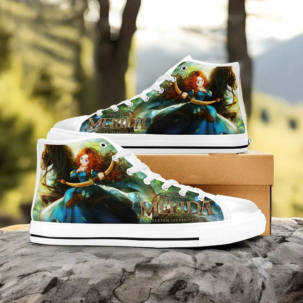 Brave Princess Merida Custom High Top Sneakers Shoes