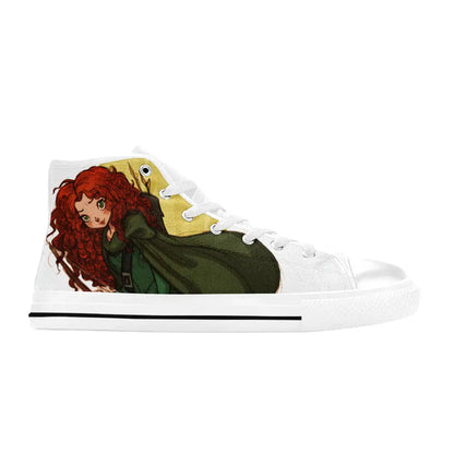 Brave Princess Merida Custom High Top Sneakers Shoes