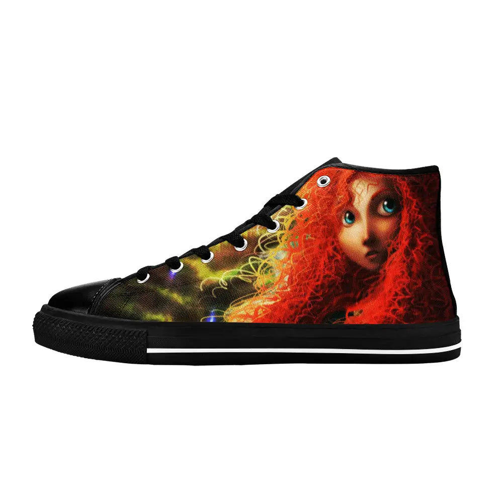 Brave Princess Merida Custom High Top Sneakers Shoes