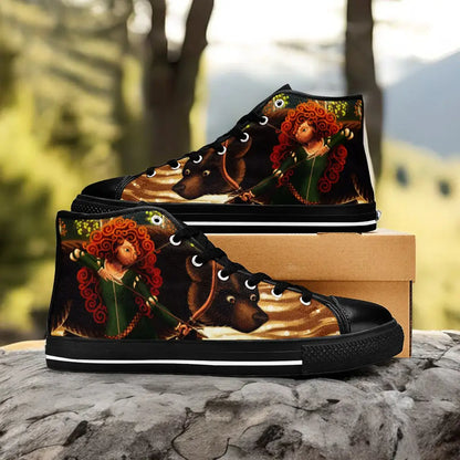 Brave Princess Merida Custom High Top Sneakers Shoes