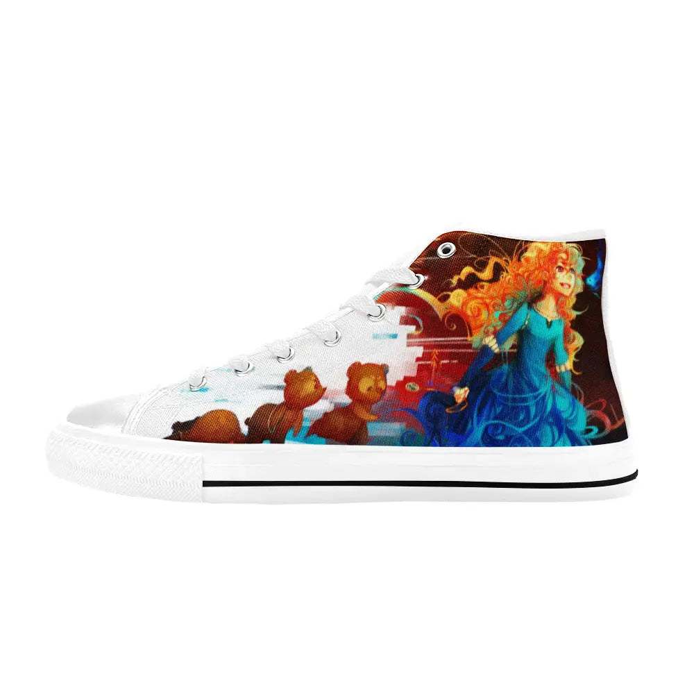 Brave Princess Merida Custom High Top Sneakers Shoes