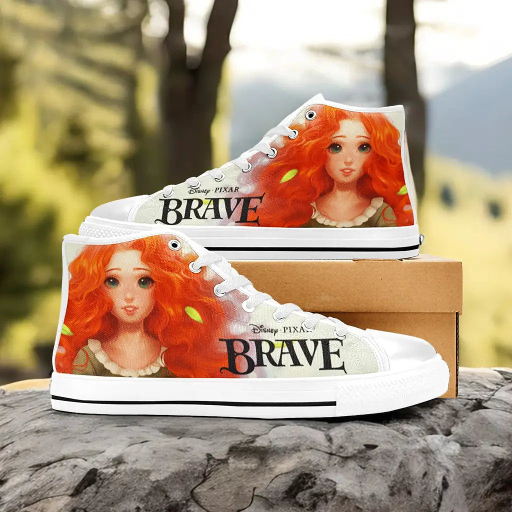 Brave Princess Merida Custom High Top Sneakers Shoes