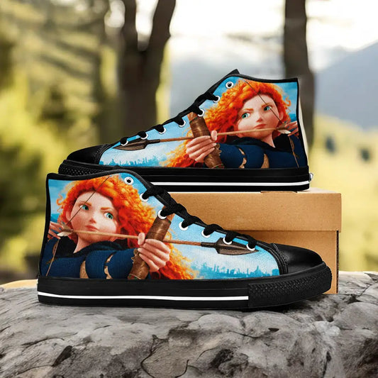 Brave Princess Merida Custom High Top Sneakers Shoes