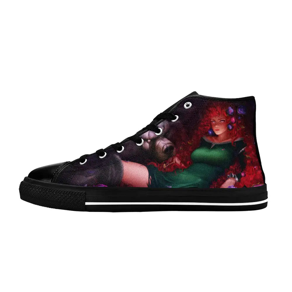 Brave Princess Merida Custom High Top Sneakers Shoes