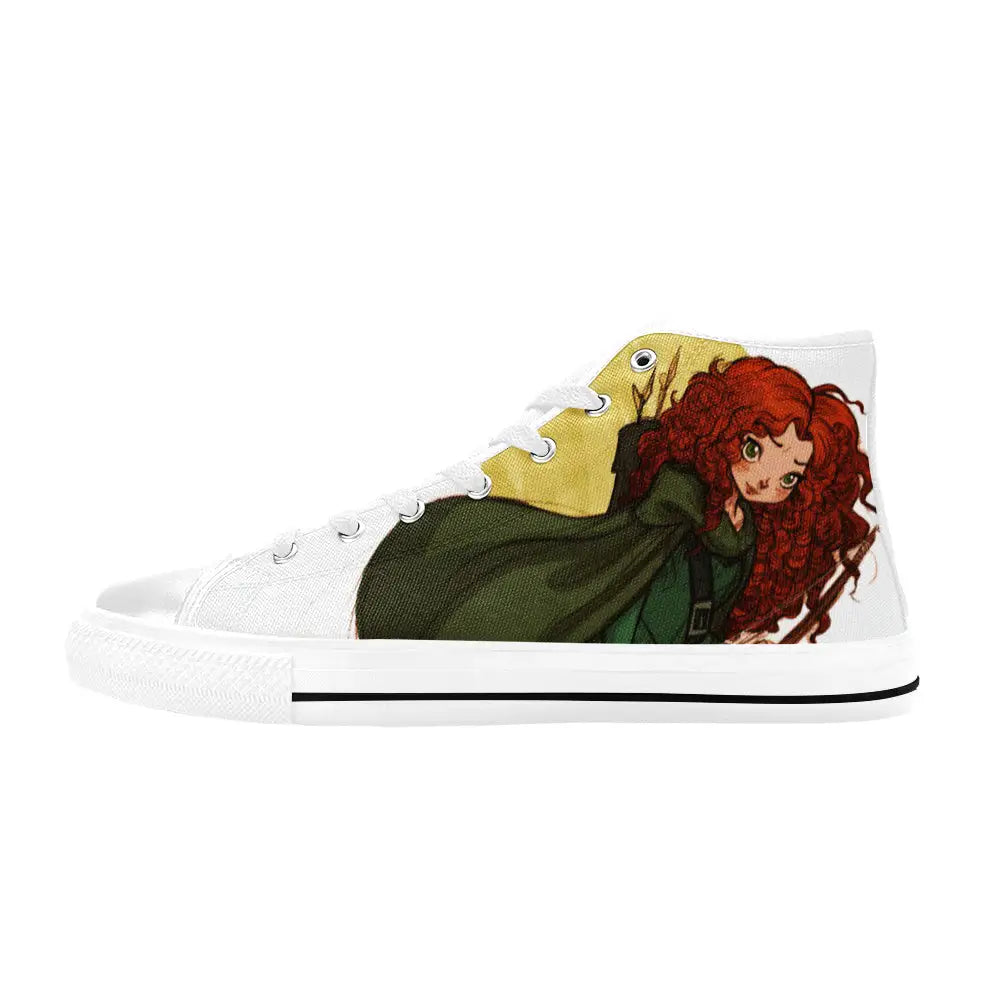 Brave Princess Merida Custom High Top Sneakers Shoes