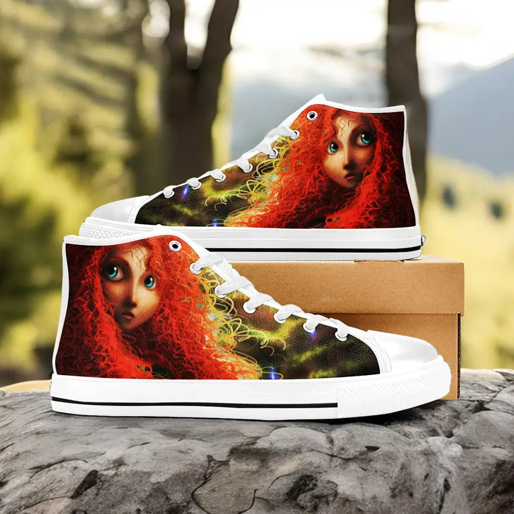 Brave Princess Merida Custom High Top Sneakers Shoes